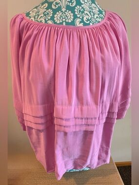 ivy jane Pink Peasant-Style Blouse